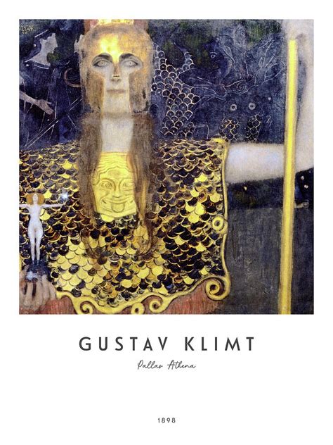 Pallas Athene Painting By Gustav Klimt Fine Art America