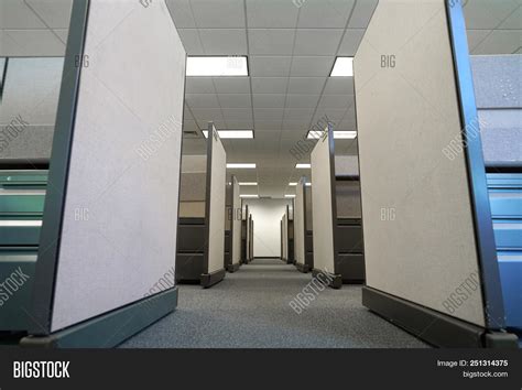 Cubicles Inside Office Image And Photo Free Trial Bigstock