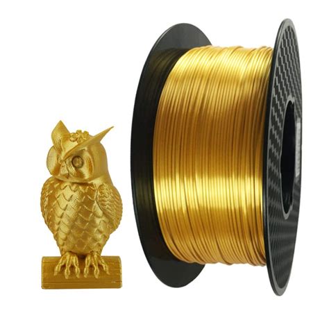 Shine Silky Shiny Metallic Metal Silk Gold PLA 3D Printing Filament ...