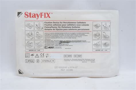 Merit Medical 680ME StayFIX Fixation Device for Percutaneous Cath. 5Fr