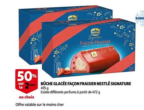 Promo B Che Glac E Fa On Fraisier Nestl Signature Chez Auchan