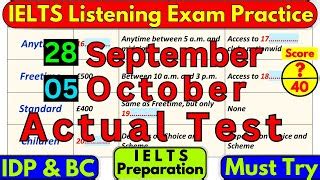 July July August Ielts Listening Test With Answers