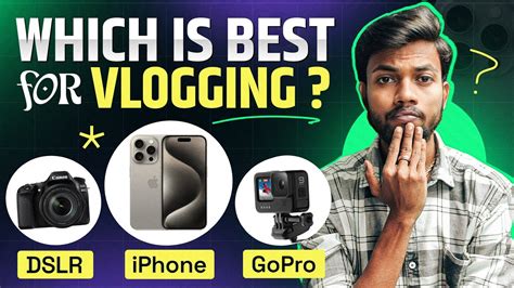 Which is Best For Vlogging Camera GoPro Mobile IPhone जरर ह