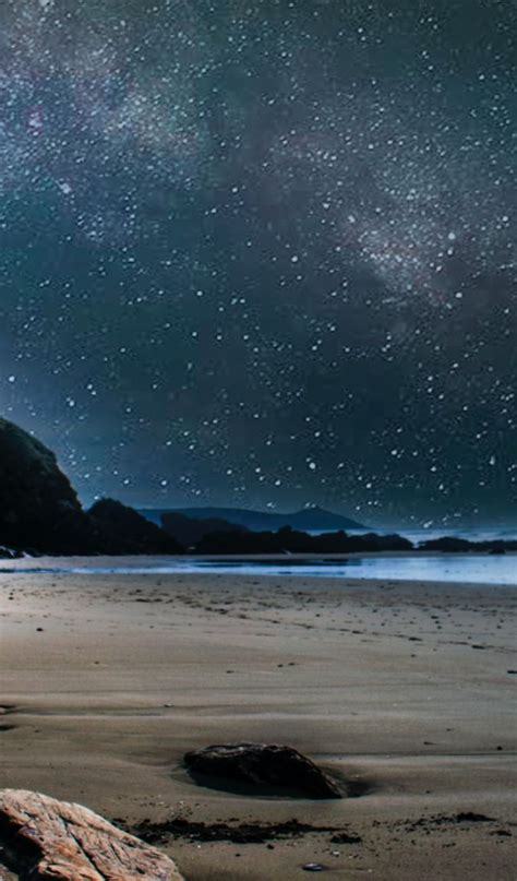 Beach Night sky View | Beach wallpaper, Night sky wallpaper, Beach night