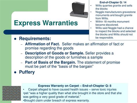 Ppt Warranties Powerpoint Presentation Free Download Id 1794361