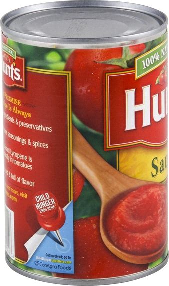 Hunts Tomato Sauce 15 Oz —