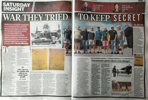 Courier Mail article - War They Tried to Keep Secret - Recognition Of RCB