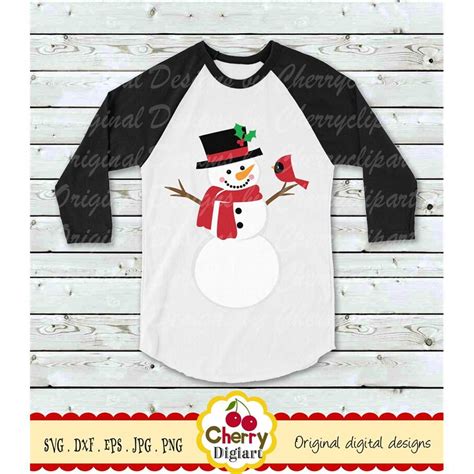 Snowman Svg Dxf Winter Snowman Svg Silhouette Cricut Cut Inspire