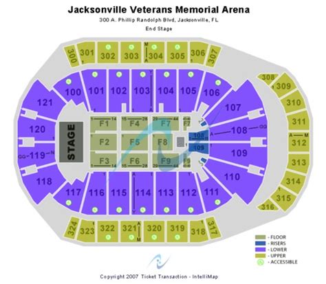 Jacksonville Veterans Memorial Arena Tickets In Jacksonville Florida Seating Charts Events And