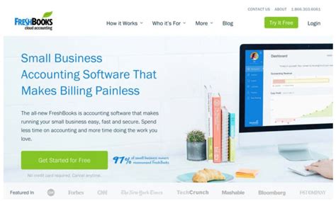 FreshBooks Website Design Analysis DesignRush