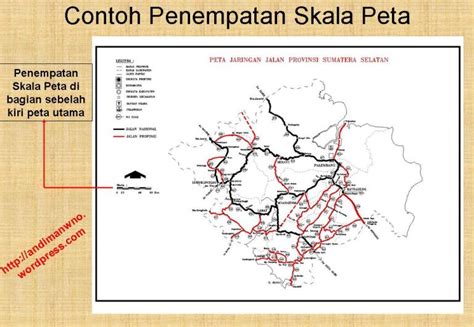 Komponen Peta Skala Guru Geografi Man 1 Gunungkidul Diy