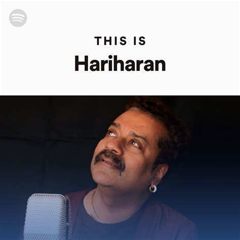 This Is Hariharan - playlist by Spotify | Spotify