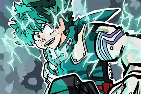 Deku Shoot Style Redraw From The Anime My Hero Academia Amino