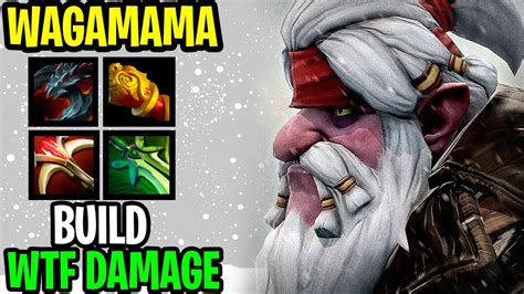 WTF DAMAGE BUILD Wagamama Insane Sniper Dota 2 YouTube