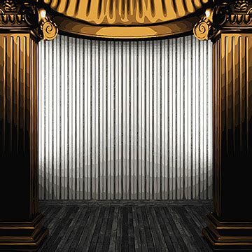 Vector Bronze Columns And Wallpaper Gold Gloss Background Vector, Gold ...