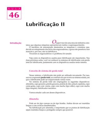 Aula 46 lubrificação ii PDF