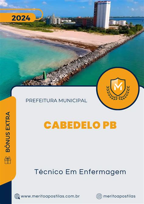 Apostila T Cnico Em Enfermagem Prefeitura De Cabedelo Pb M Rito