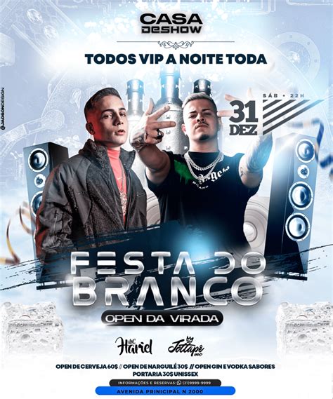 Psd Flyer Festa Do Branco Central Design