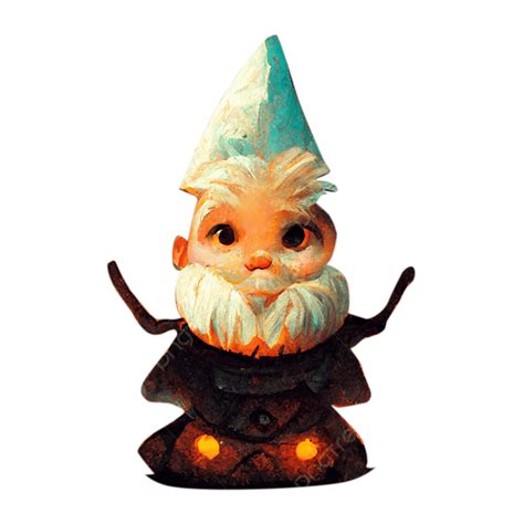 Creepy Looking Old Gnome For Halloween Halloween Gnome Happy