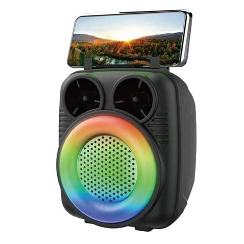 Ripley MINI PARLANTE BLUETOOTH CON LUCES LED RGB KIMISO BOCINA