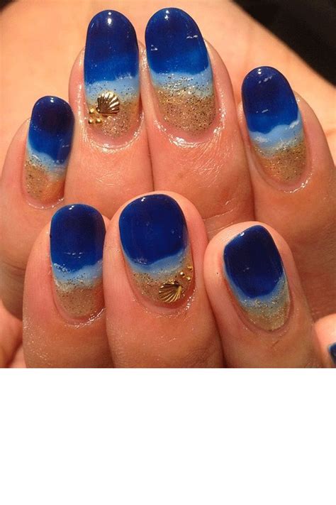 Les Plus Belles Manucures De L T Ongles Style Plage Ongles Fun