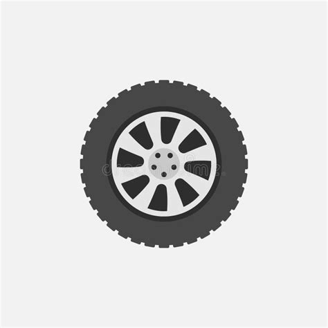 Flat Tire Vector