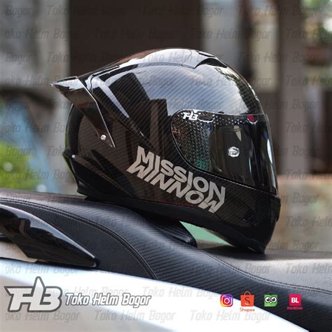 Jual RSV FF500 Motif Carbone Visor SILVER Spoiler GPR Stiker Mission