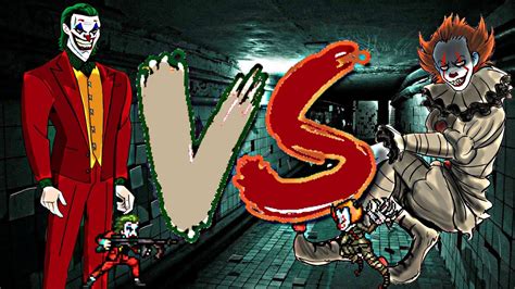 The Joker Vs Pennywise Dc Comics Vs Stephen King S It Mugen Youtube