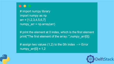 Setting An Array Element With A Sequence Simplifying Data Manipulation