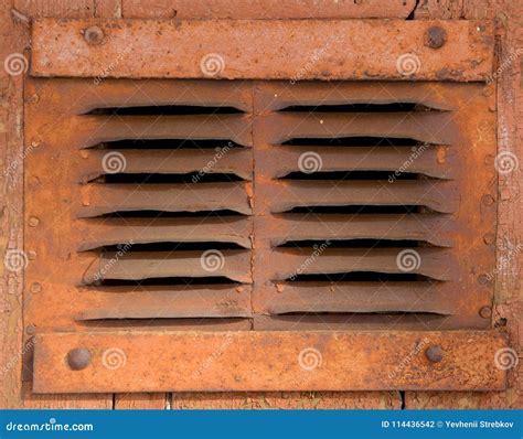 Old Rusty Ventilation Grill Stock Photo Image Of Rough Industry