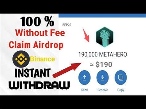 Live Proof Airdrop 2022 Claim 190 000 MetaHero Token Worth 190 BNB On