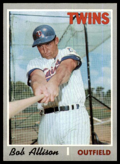 1970 Topps Bob Allison 635 NrMint EBay