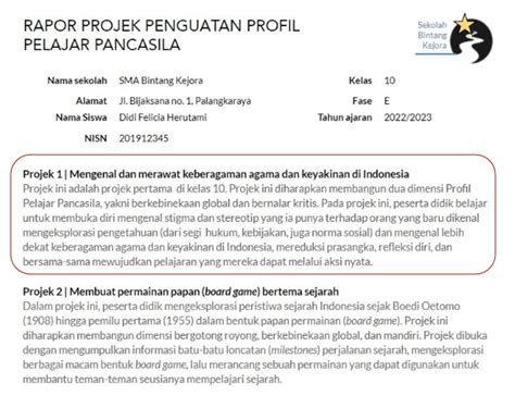 Cara Membuat Catatan Proses Proyek Penguatan Profil Pelajar Pancasila