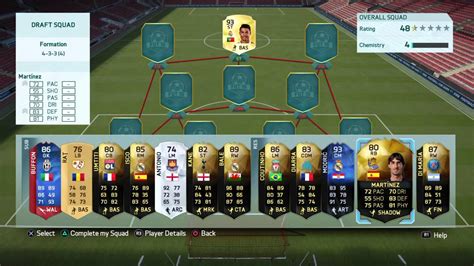 FIFA 16 Insane FUT Draft Squad Builder 2 YouTube