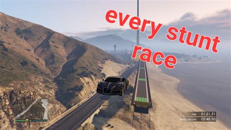 I Did Every Gta Online Stunt Race And I Made Youtube