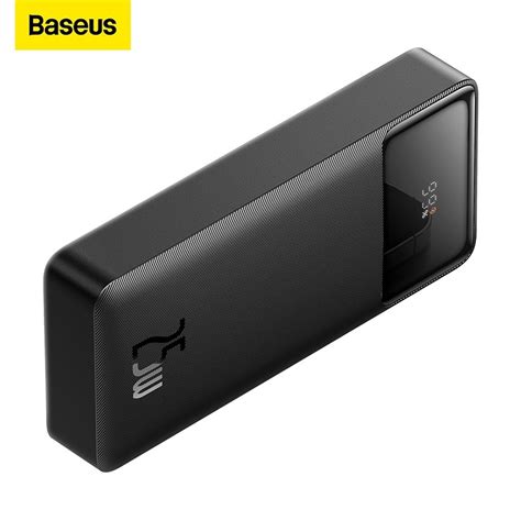 Baseus Powerbank Bipow Mah W Power Bank Digital Display Led Fas