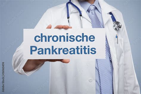 Chronische Pankreatitis Stock Foto Adobe Stock