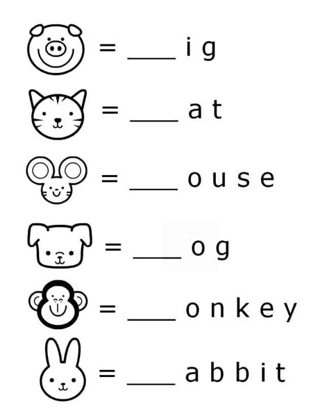 Beginning Sounds Printables