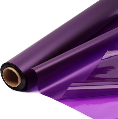 Cmfyhm Violet Cellophane Wrap Rollcolorful Cello 34 In