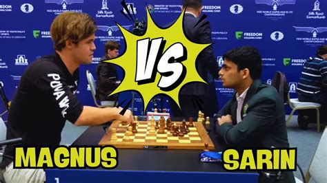 Magnus Carlsen Vs Nihal Sarin World Blitz Chess 2023 R11 YouTube