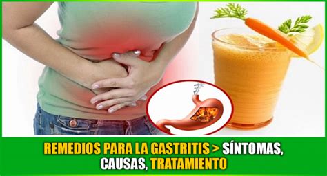 Remedios Caseros Para La Gastritis Vida Saludable