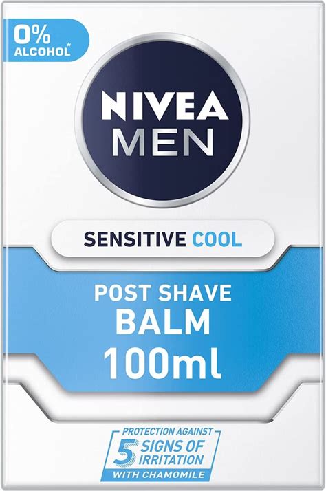 NIVEA MEN Sensitive Cooling Post Shave Balm With Zero Percent Alcohol