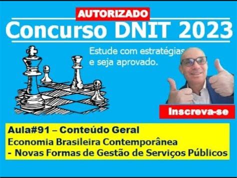 Aula 91 Concurso DNIT 2023 YouTube