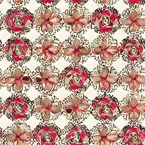 Vintage Flower Seamless Pattern Digital Graphic · Creative Fabrica