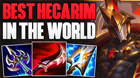 Rank Hecarim In The World Incredible Gameplay Challenger Hecarim