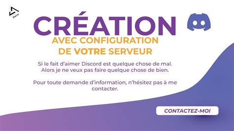 Je Vais Cr Er Et Configurer Votre Futur Serveur Discord Par Pierretzt