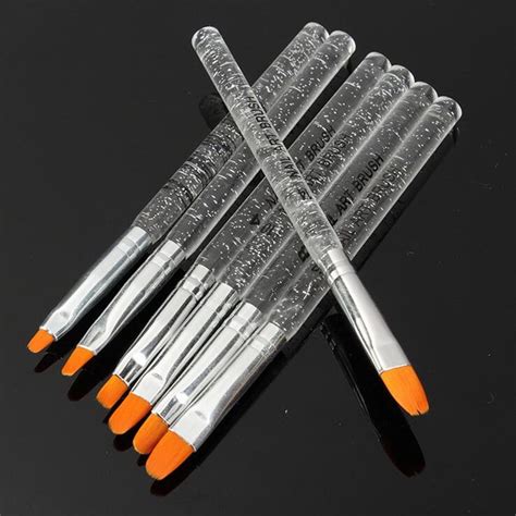 Finger Nail Brushes For Acrylic Application Nail Technician Station