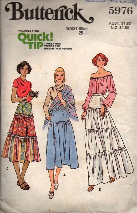 Tiered Maxi Skirt Sewing Pattern Illydeesha