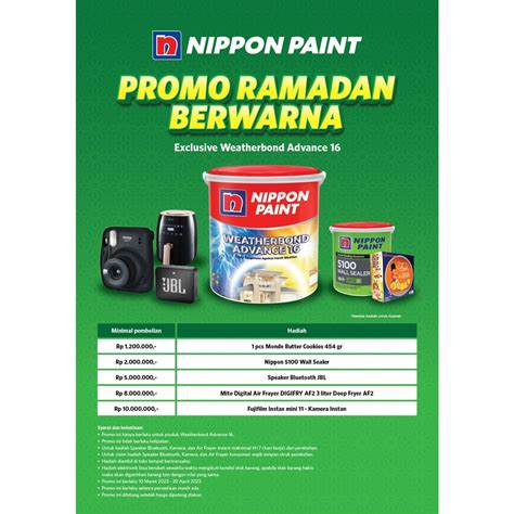 Jual Cat Tembok Exterior Premium Nippon Paint Weatherbond Advance