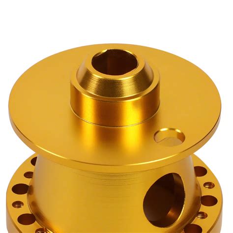 Mustang Aluminum Steering Wheel Hub Adapter Gold 84 04 Mustang